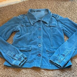 Corduroy teal Hurley blazer size xl
